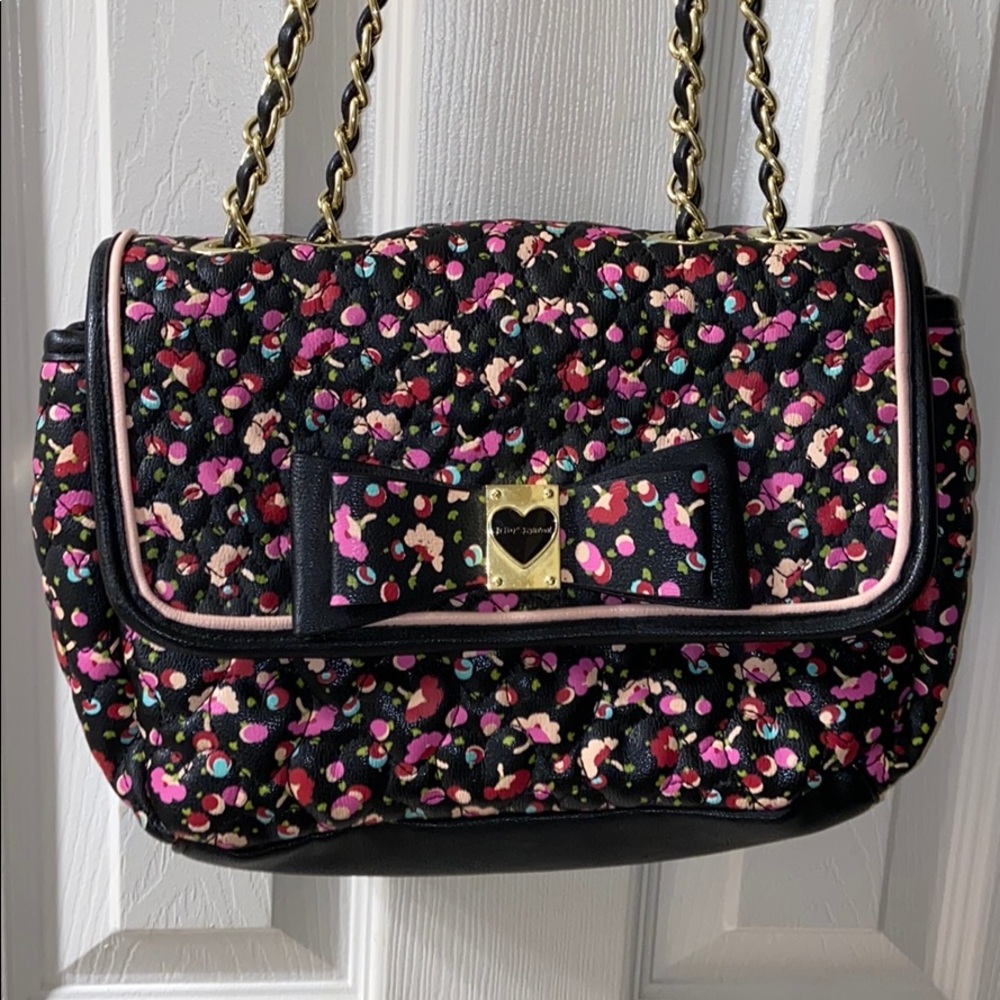 Betsy Johnson adjustable bag.
